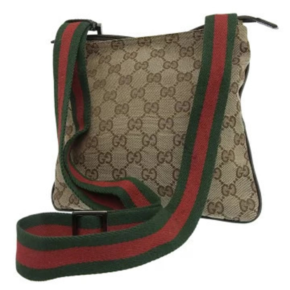 Gucci Crossbody Brown GG Shoulder Canvas Bag